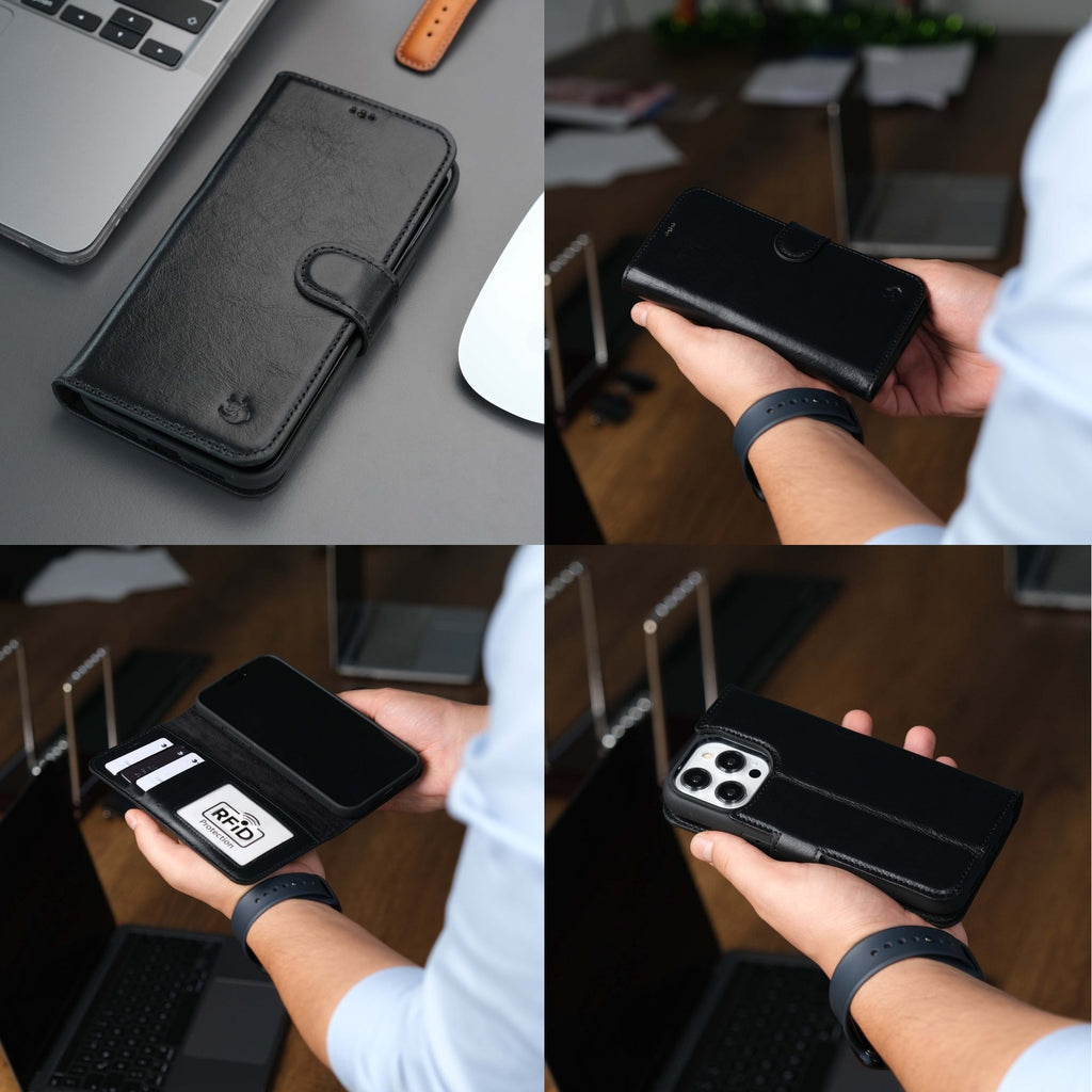 Casper Leather iPhone 14 Pro Wallet Case | MagSafe