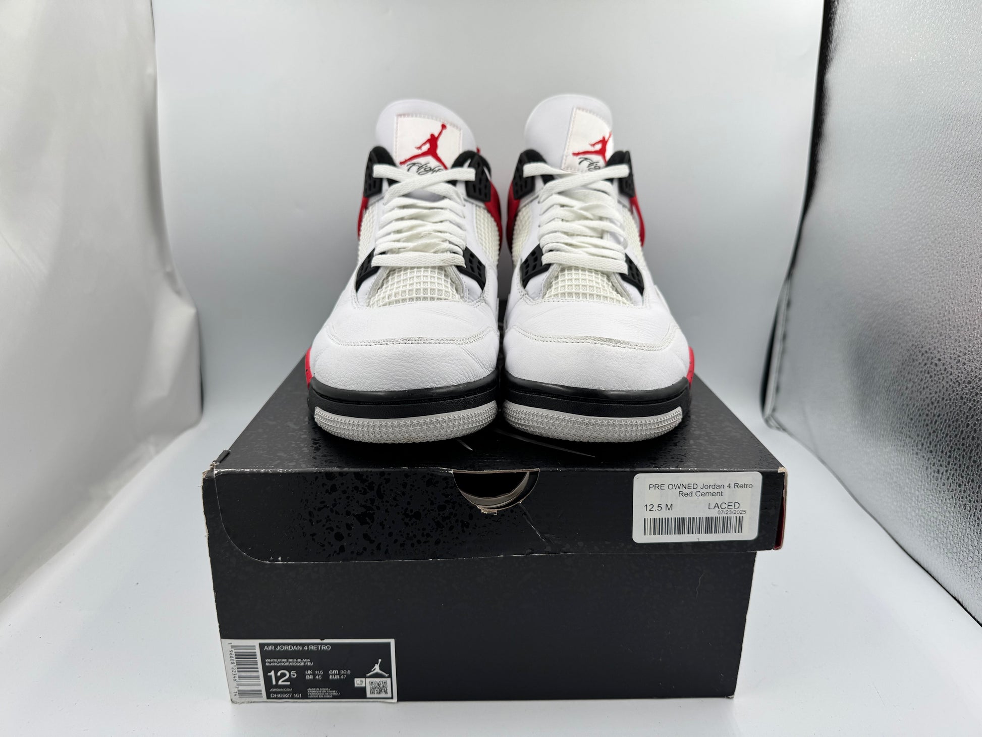 PRE OWNED Jordan 4 Retro Red Cement