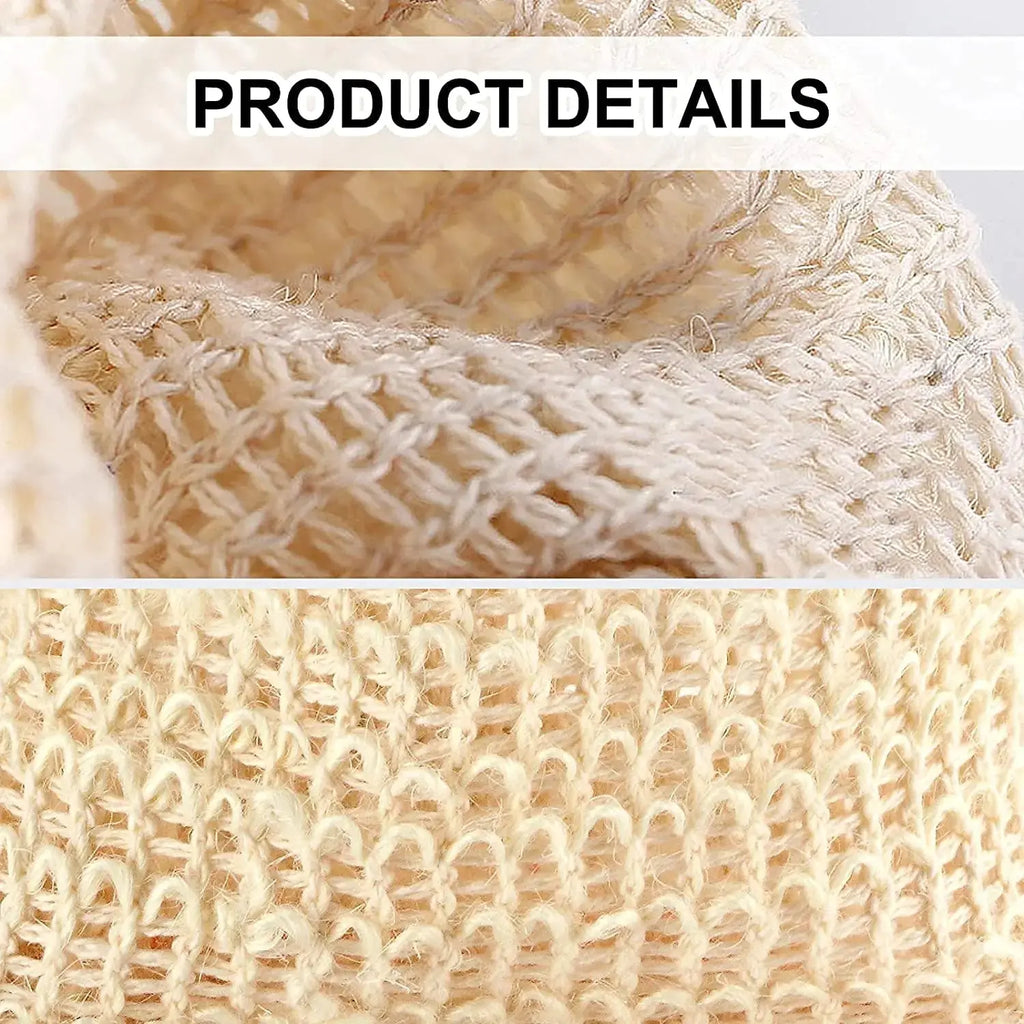 8 Pack Soap Bag Natural Sisal Soap Saver Bag