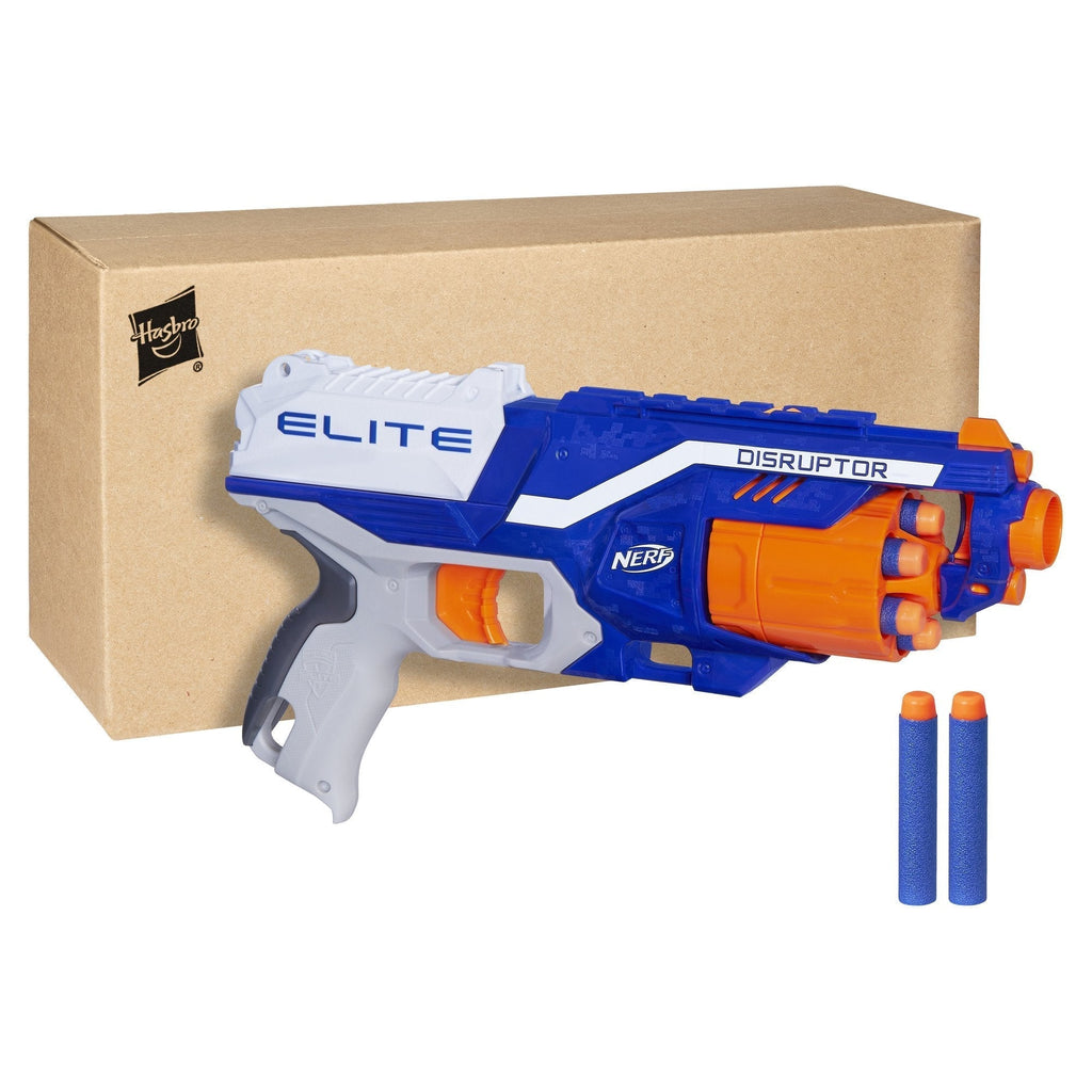 Nerf Disruptor Elite Dart Blaster with 6 Official Nerf Elite Darts