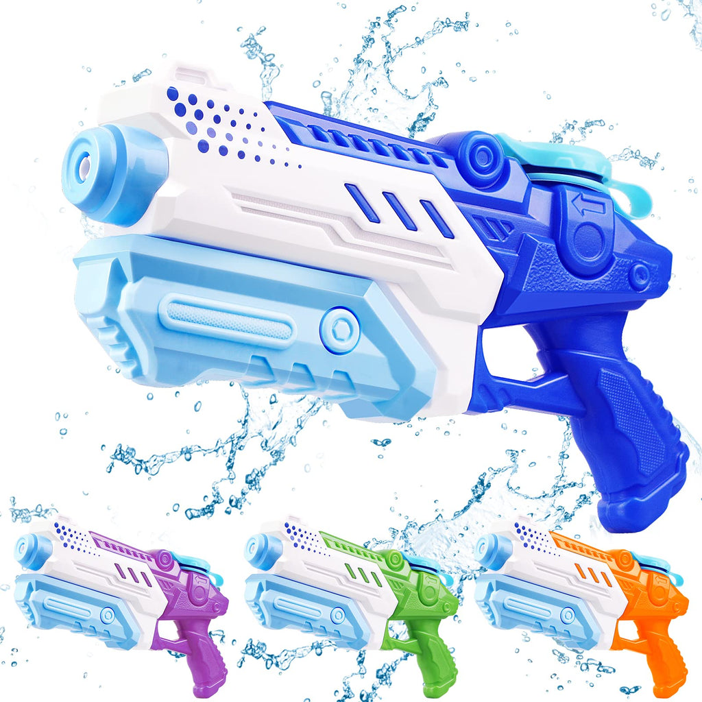 4 Pack Water Soakers for Kids Adults - Super Squirt Water Toy Long Range Water Shooter