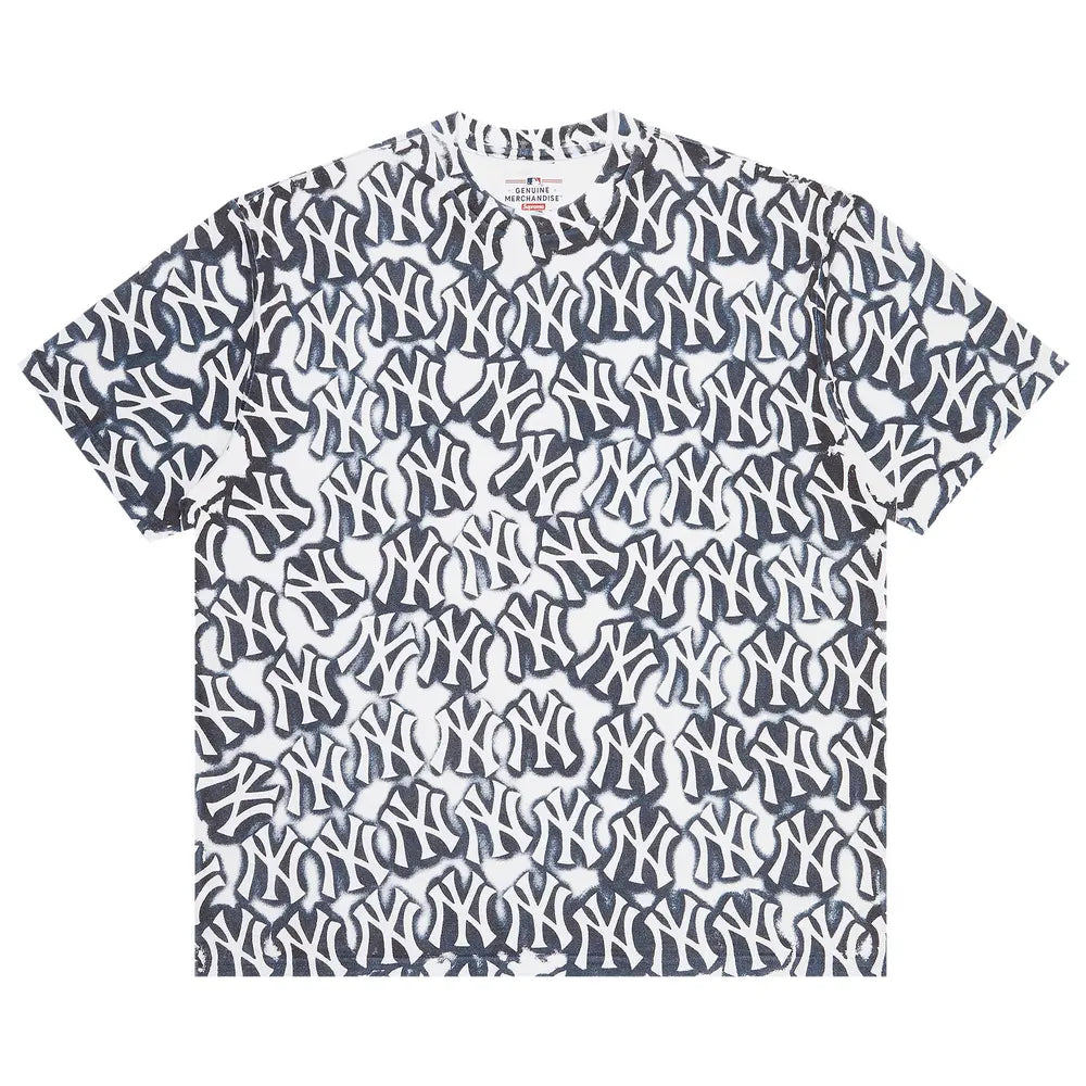 Supreme x New York Yankees Airbrush Short-Sleeve Top 'White'