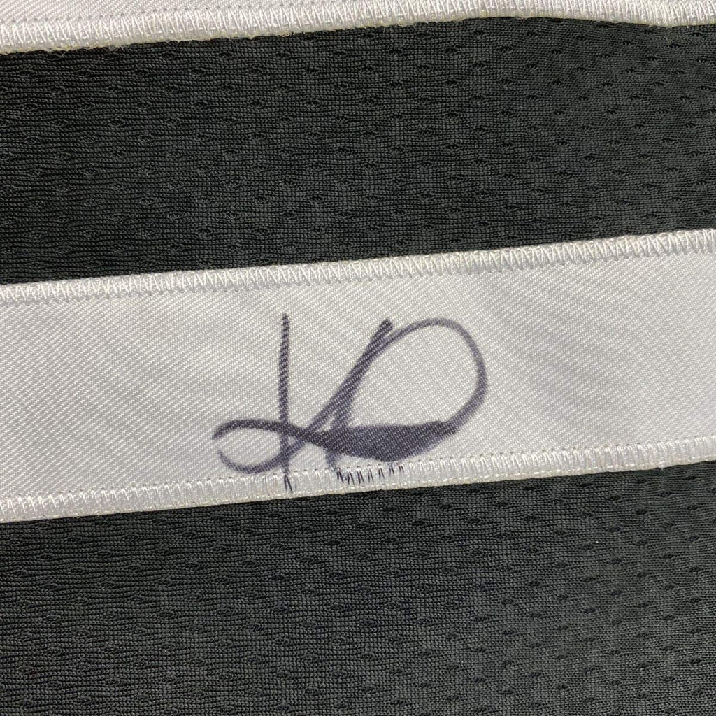 Autographed/Signed Kyrie Irving Brooklyn Black City Basketball Jersey JSA COA