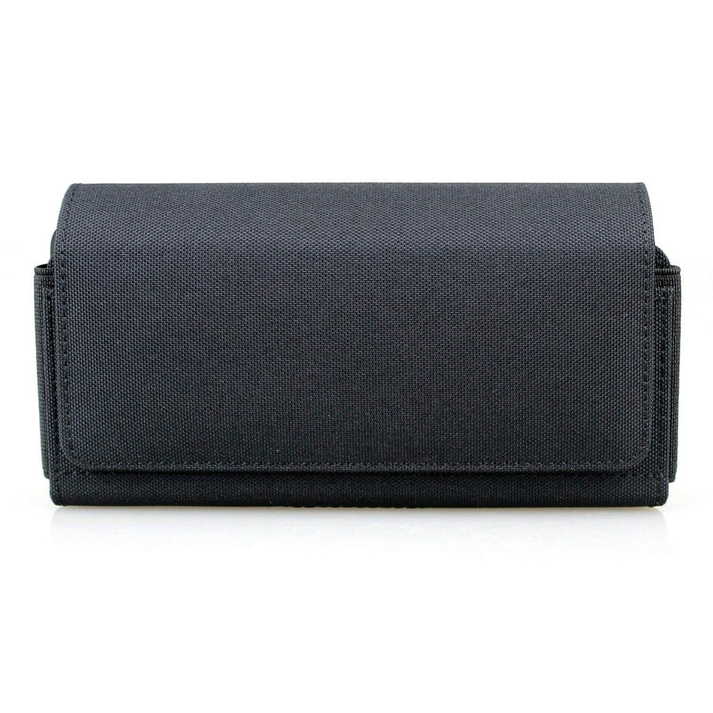 aubaddy Dual Phone Holster Pouch Case for 2 Phones, Double Decker Belt Clip Case for All iPhone (16 15 14 13 12 11) Pro Max/Plus, Samsung Galaxy (S23 S22 S21 S20) Ultra/Plus/Fe (Large)