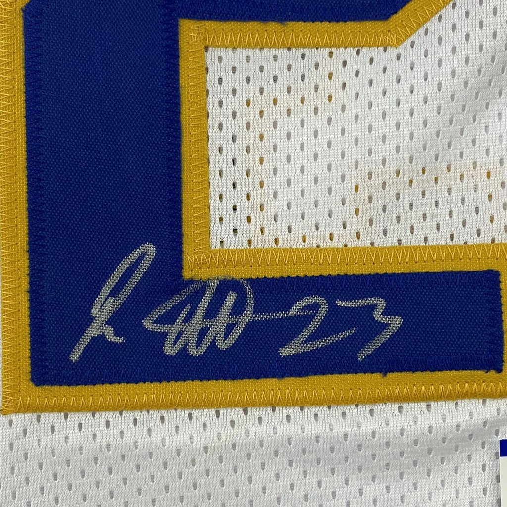 Autographed/Signed Ron Artest Metta World Peace Indiana White Basketball Jersey JSA COA