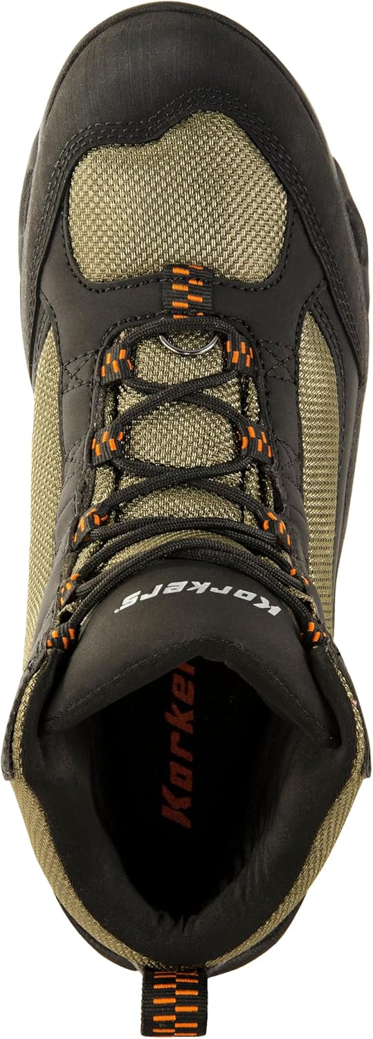 Korkers Greenback Wading Boots - Packed with The Essentials - Includes Interchangeable Felt and Kling-On Soles - Size 13