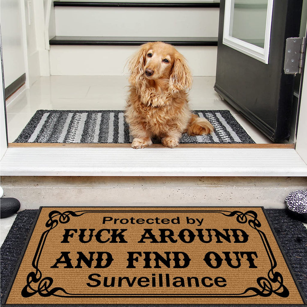 Welcome Mats for Home Entrance, Funny Door Mats for Front Door 30X18 Inch