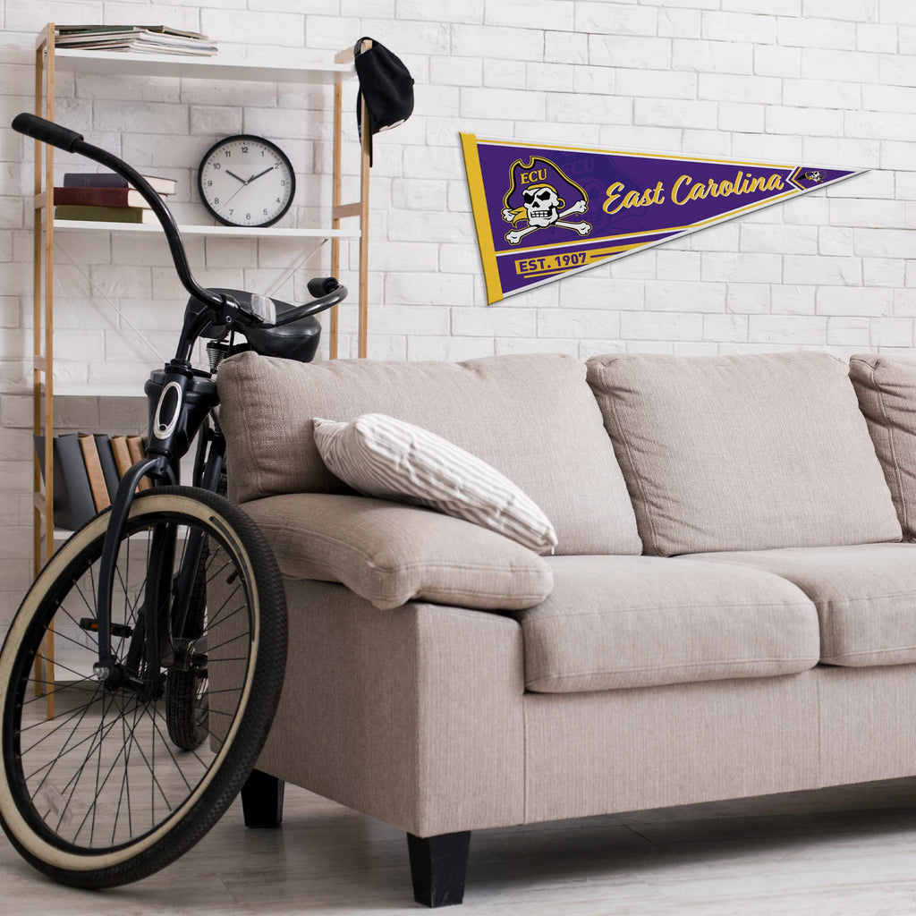 East Carolina Pirates Classic 12" x 30" Felt Wall Décor Pennant