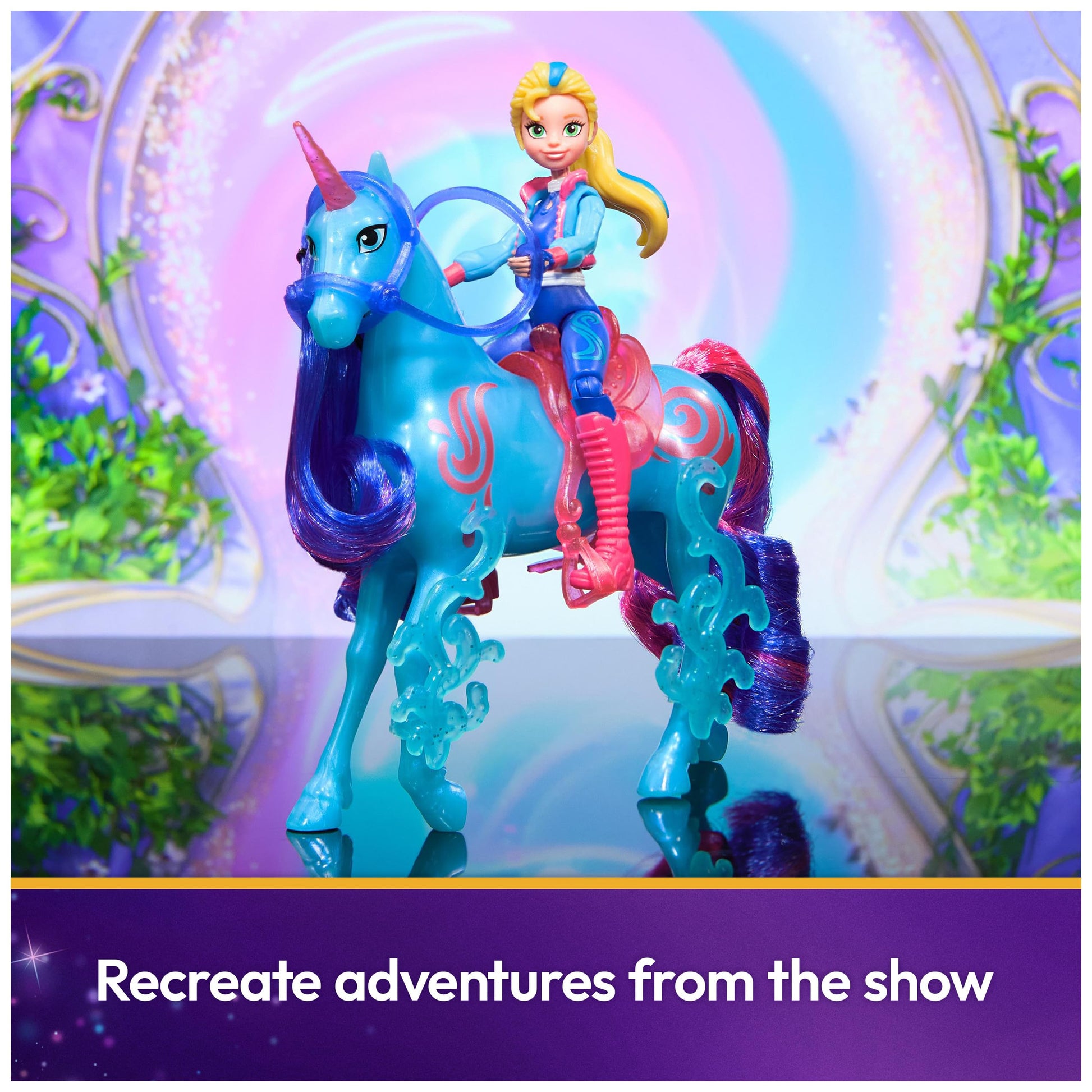 Unicorn Academy Isabel & River Friendship Doll Set with Saddle & Accessories