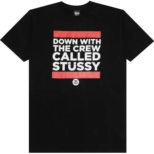 Stussy Down With The Crew Tee 'Black'