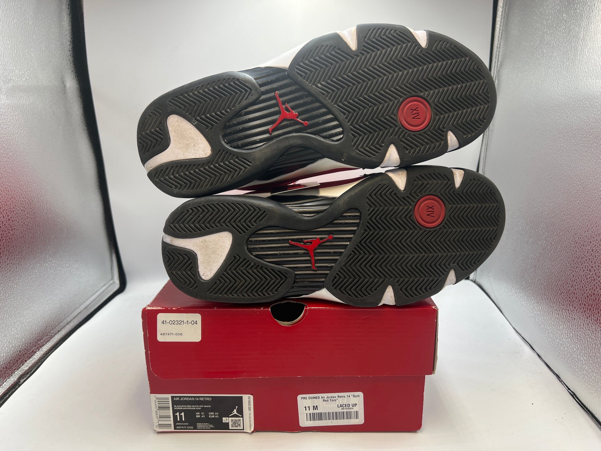 PRE OWNED Air Jordan Retro 14 "Gym Red Toro"