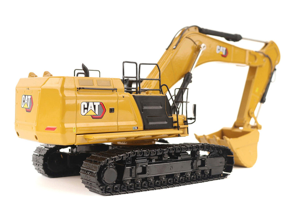 CAT Caterpillar 374 Hydraulic Excavator Yellow "High Line" Series 1/50 Diecast Model by Diecast Masters