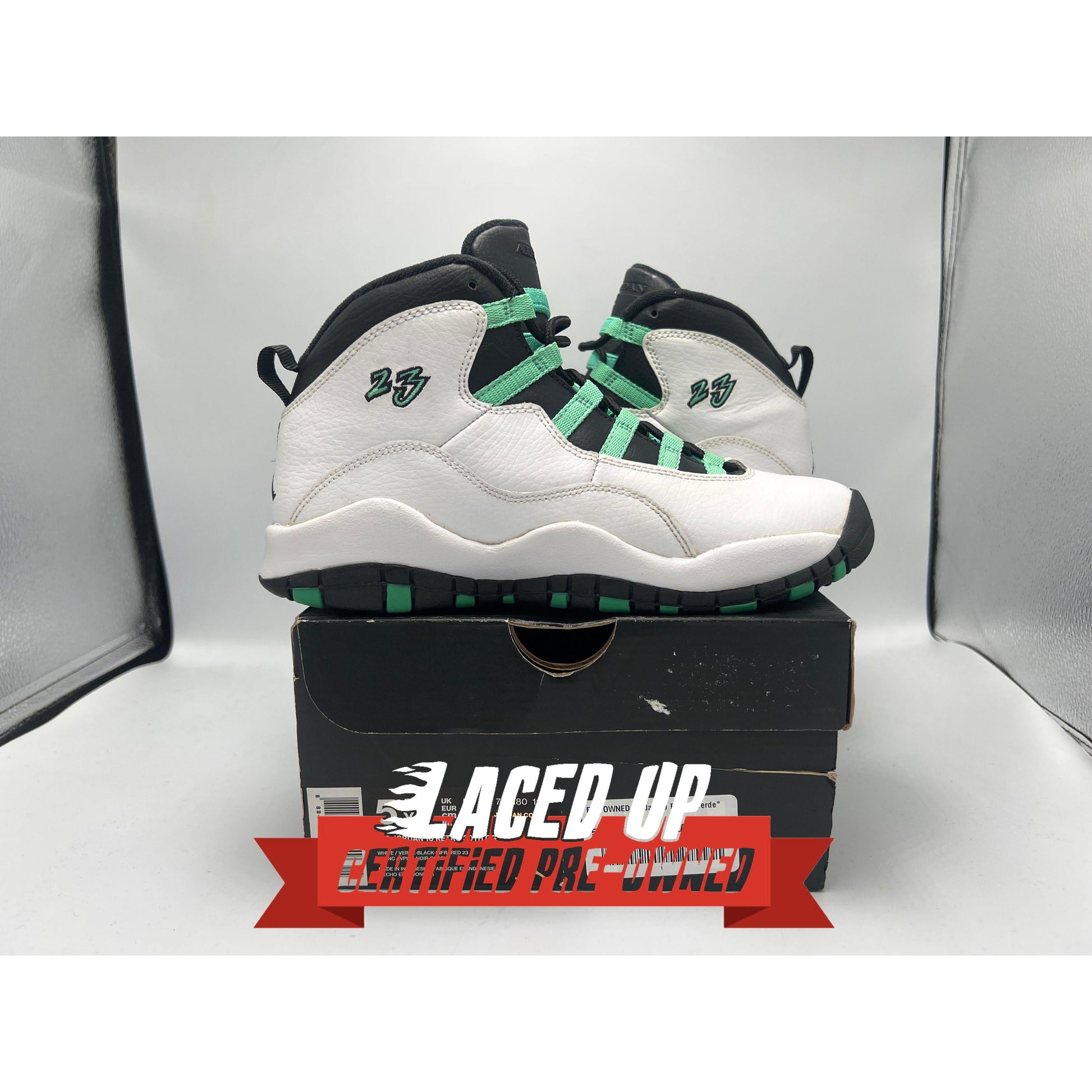 PRE OWNED Jordan 10 Retro "Verde" (GS)