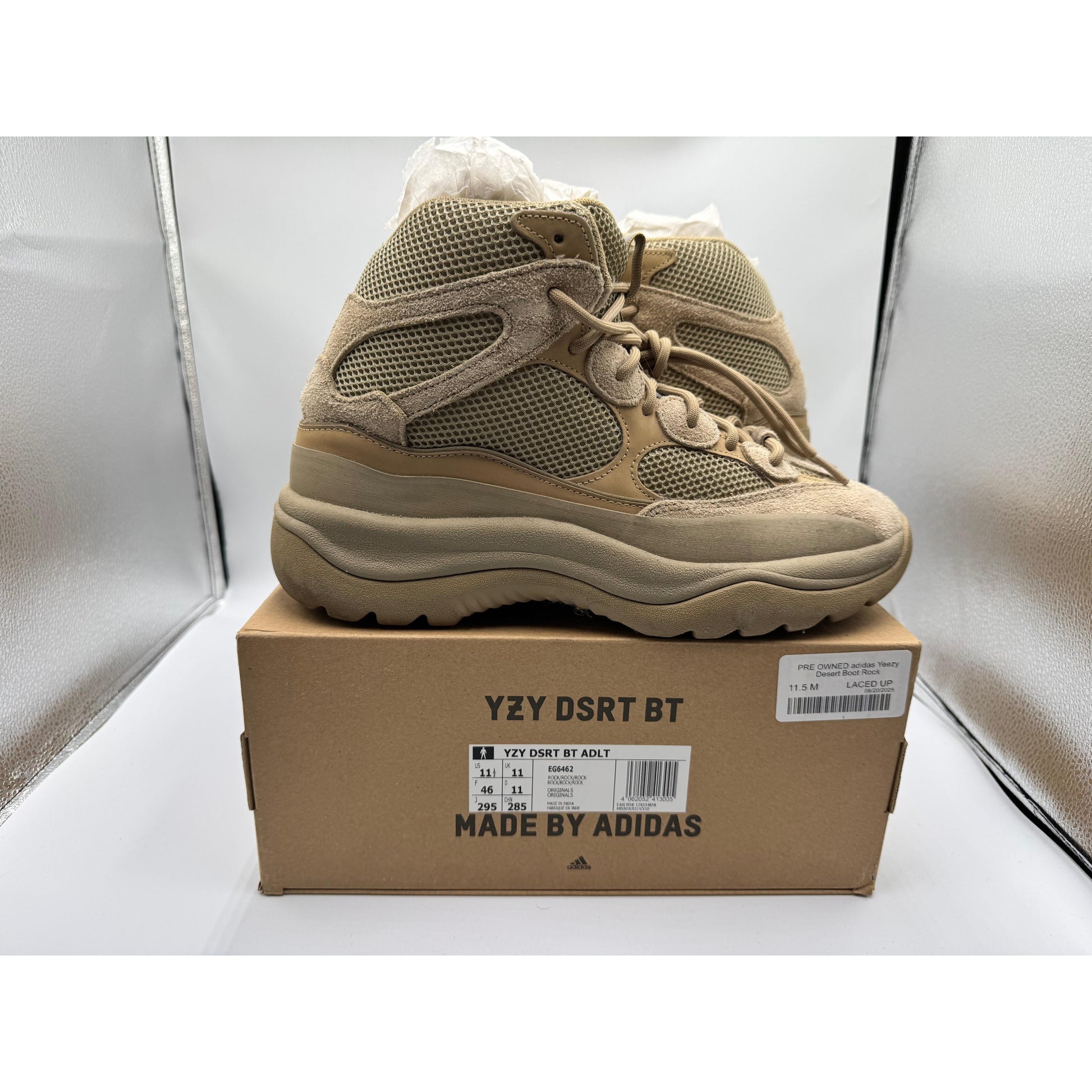 PRE OWNED adidas Yeezy Desert Boot Rock