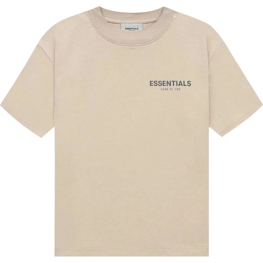 Fear of God Essentials Kids Short-Sleeve Tee 'Tan'