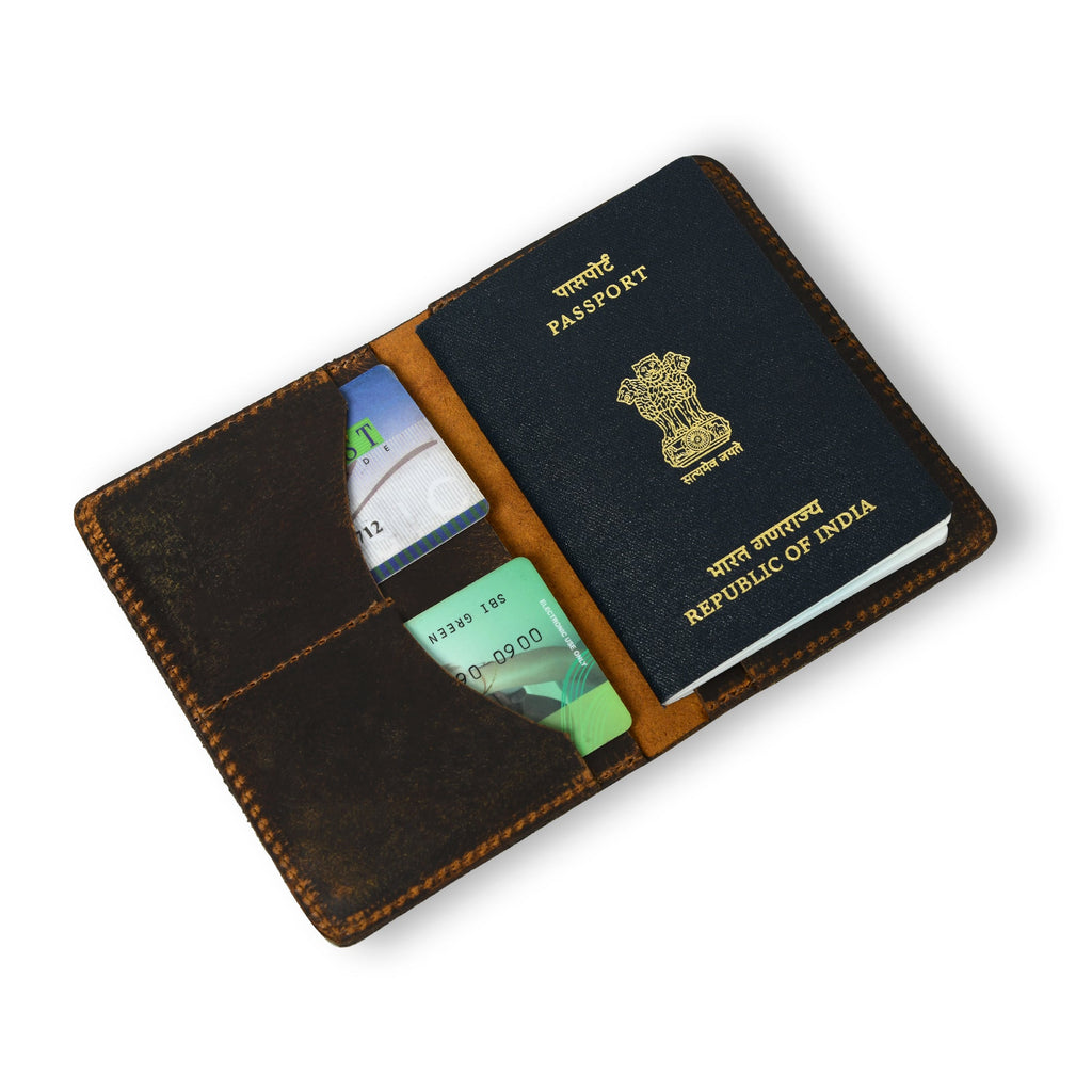 Passport Plus Leather Cover - Brown