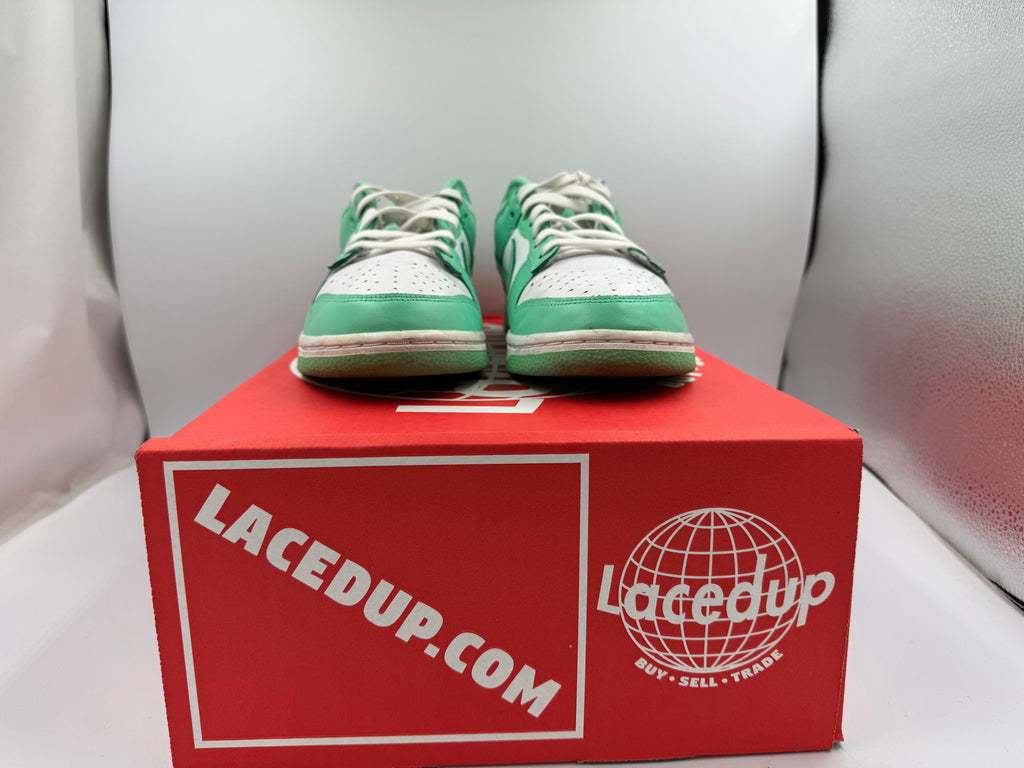 PRE OWNED Nike Dunk Low Green Glow (Women's) No Box