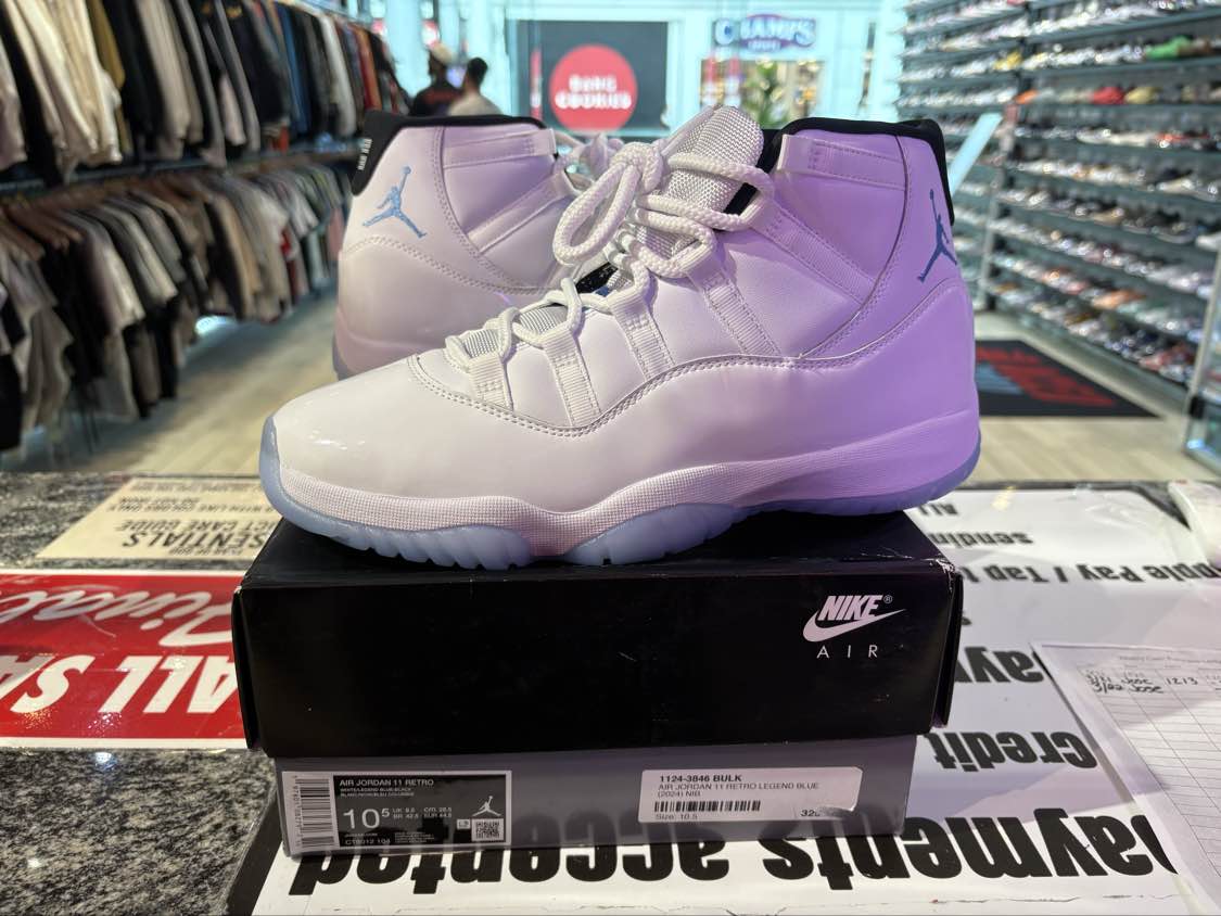 PRE OWNED Jordan 11 Retro Legend Blue (2024)
