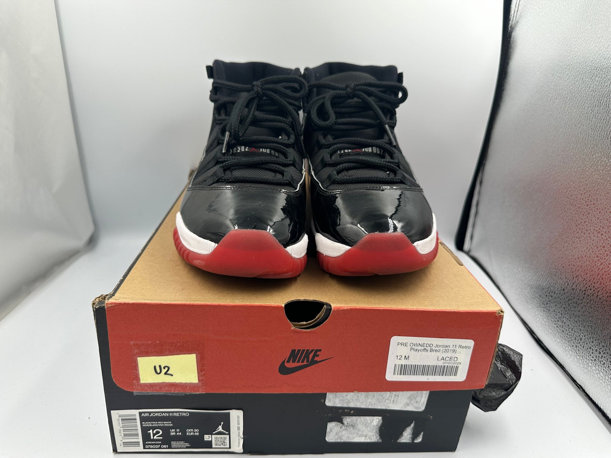 PRE OWNEDD Jordan 11 Retro Playoffs Bred (2019)