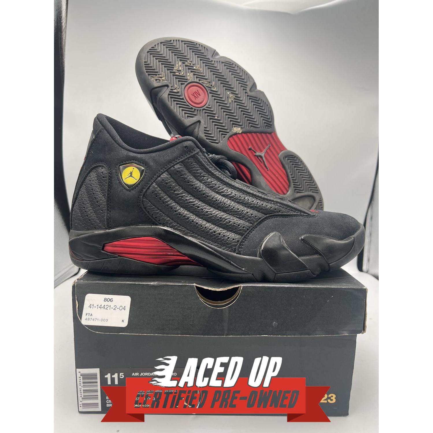 PRE OWNED Jordan 14 Retro Last Shot (2018)