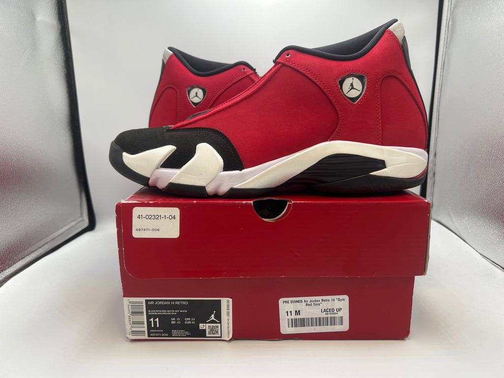 PRE OWNED Air Jordan Retro 14 "Gym Red Toro"