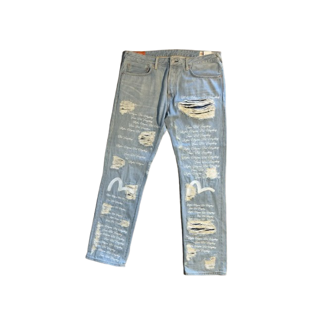 Evisu × Who Decides War  MRDR BRVDO x Evisu Japanese Denim