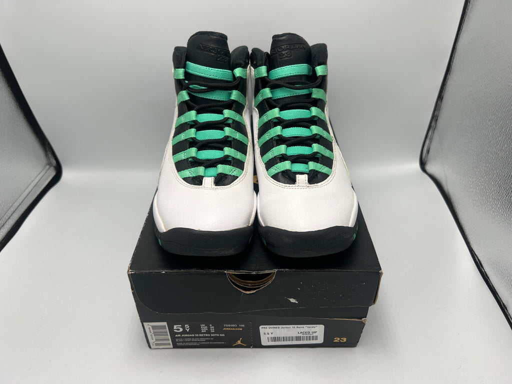 PRE OWNED Jordan 10 Retro "Verde" (GS)