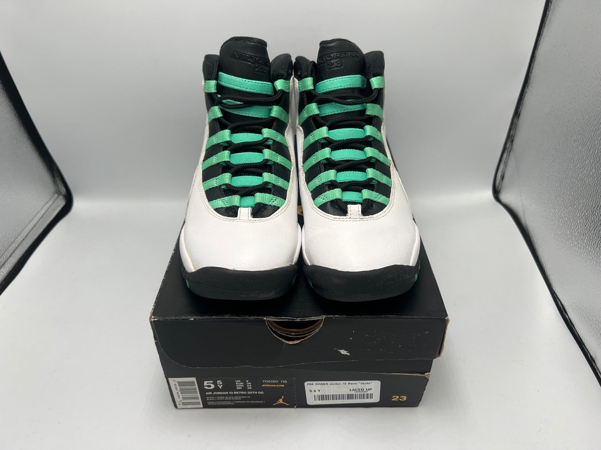 PRE OWNED Jordan 10 Retro "Verde" (GS)