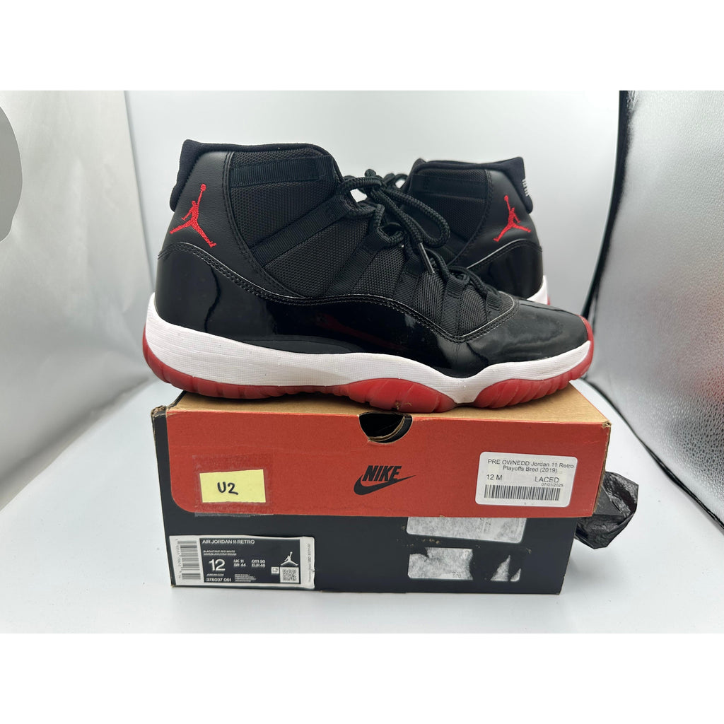 PRE OWNEDD Jordan 11 Retro Playoffs Bred (2019)