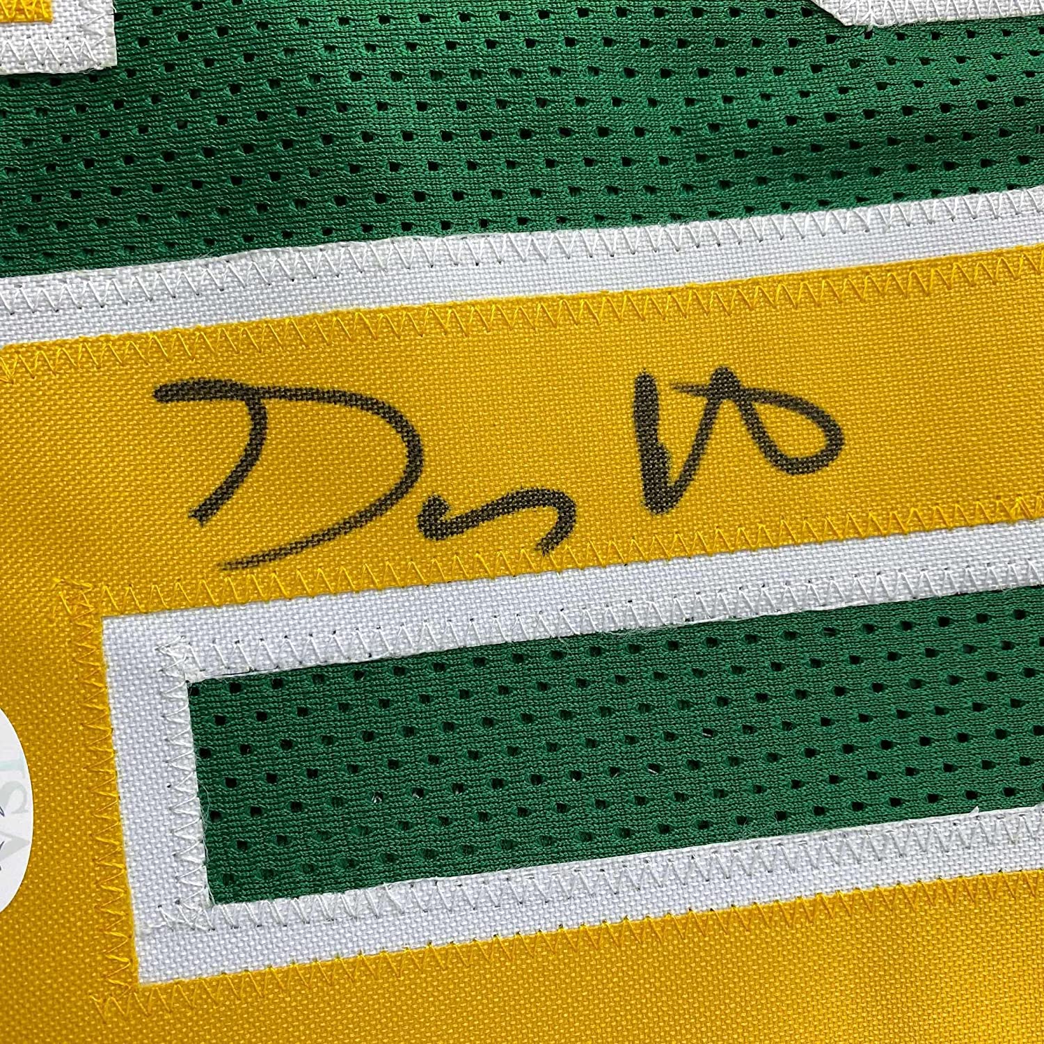 Framed Autographed/Signed Gary Payton 35x39 Seattle Green Basketball Jersey JSA COA