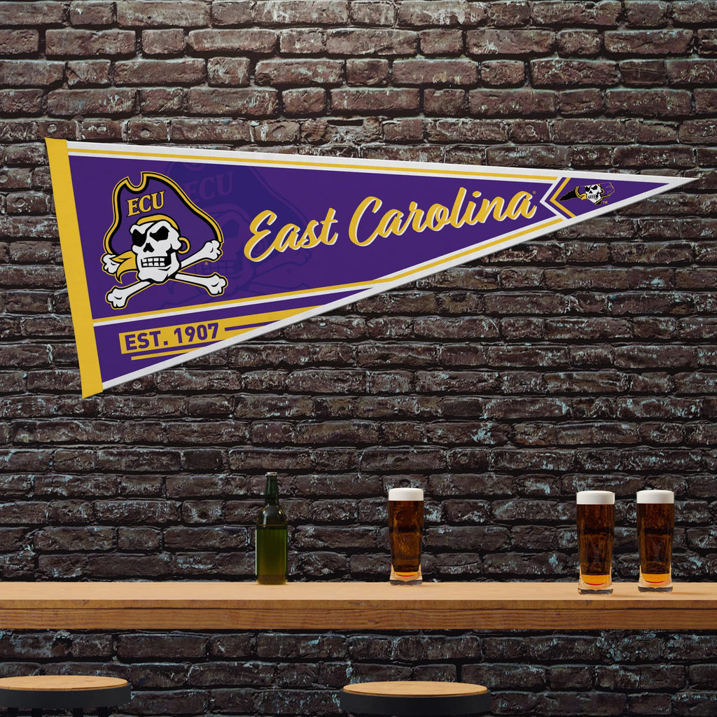 East Carolina Pirates Classic 12" x 30" Felt Wall Décor Pennant