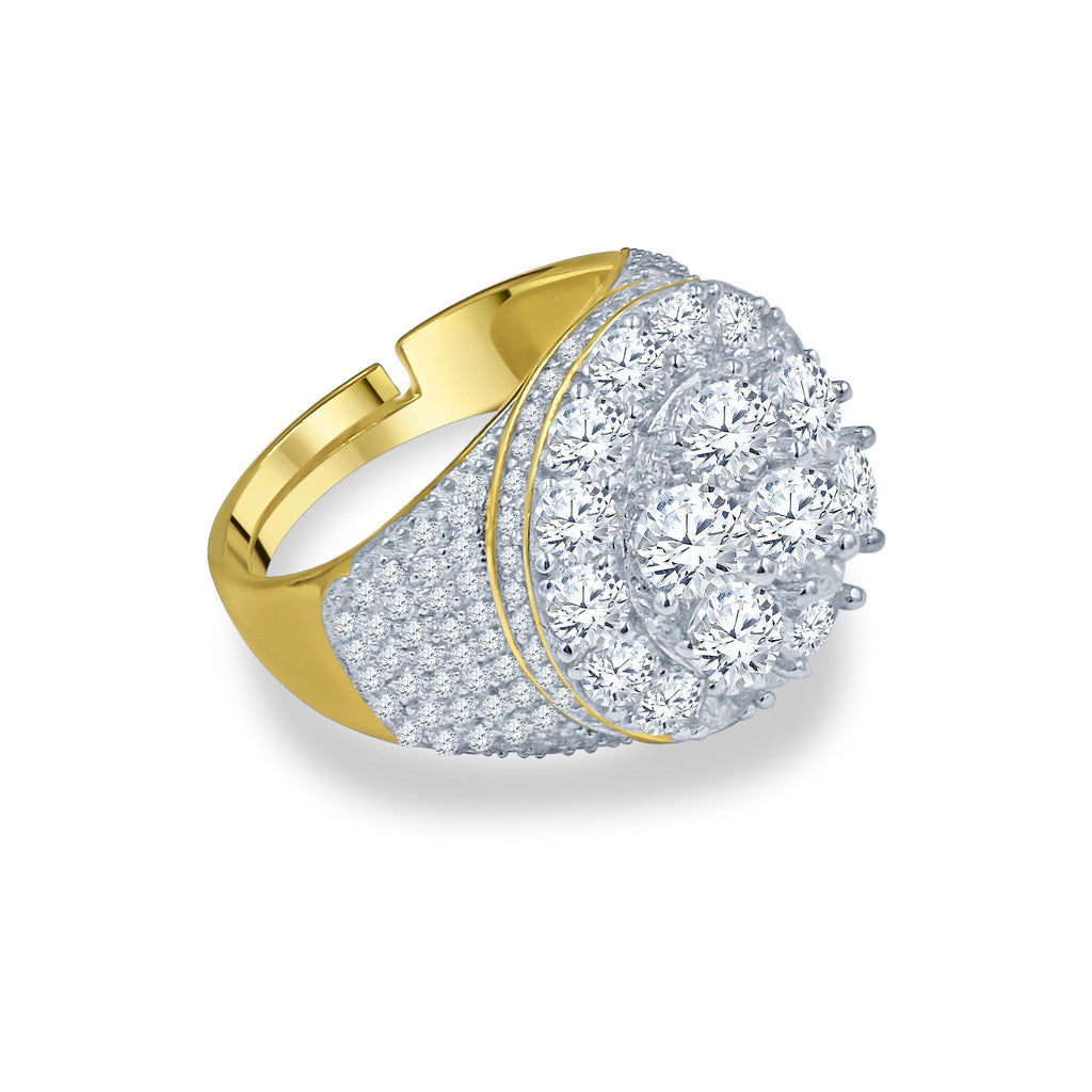 925 Sterling Silver Angelic Ring Micro-Pave AAA CZ Prong Set, Multiple Sizes