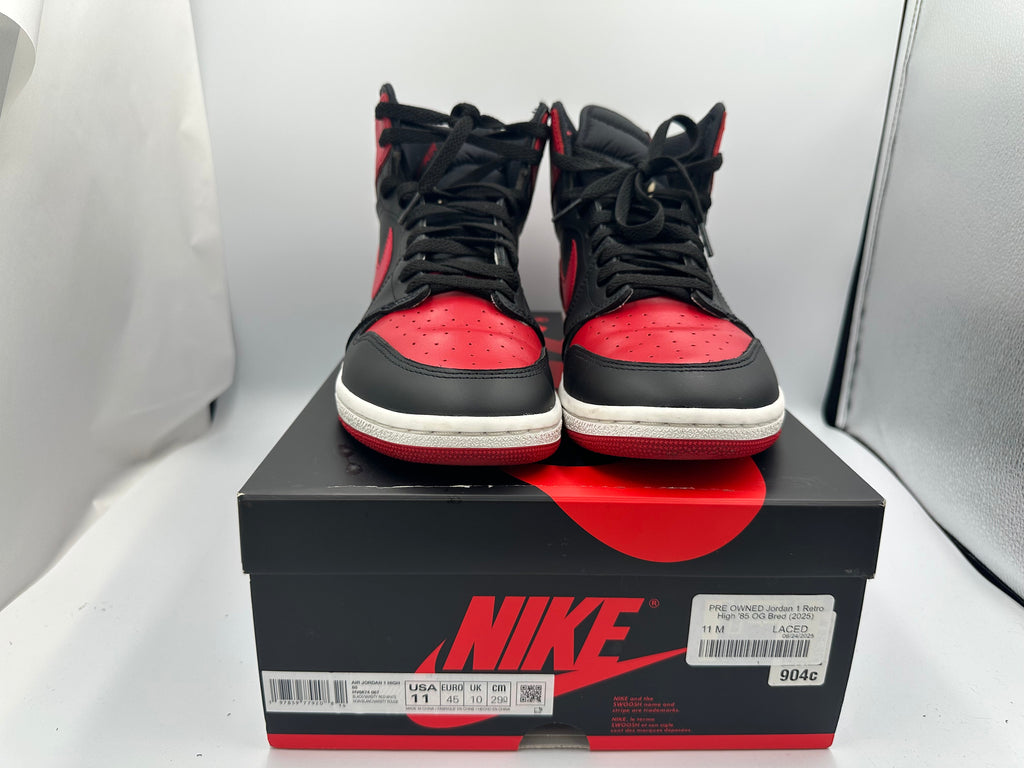 PRE OWNED Jordan 1 Retro High '85 OG Bred (2025)