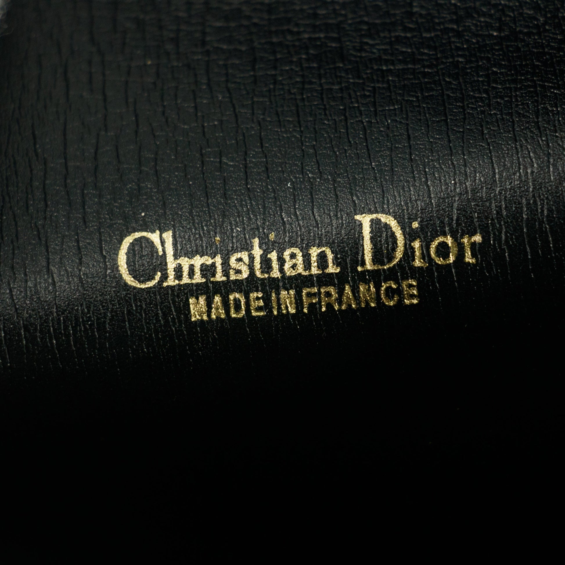 Christian Dior Honeycomb Shoulder Bag Black #9312