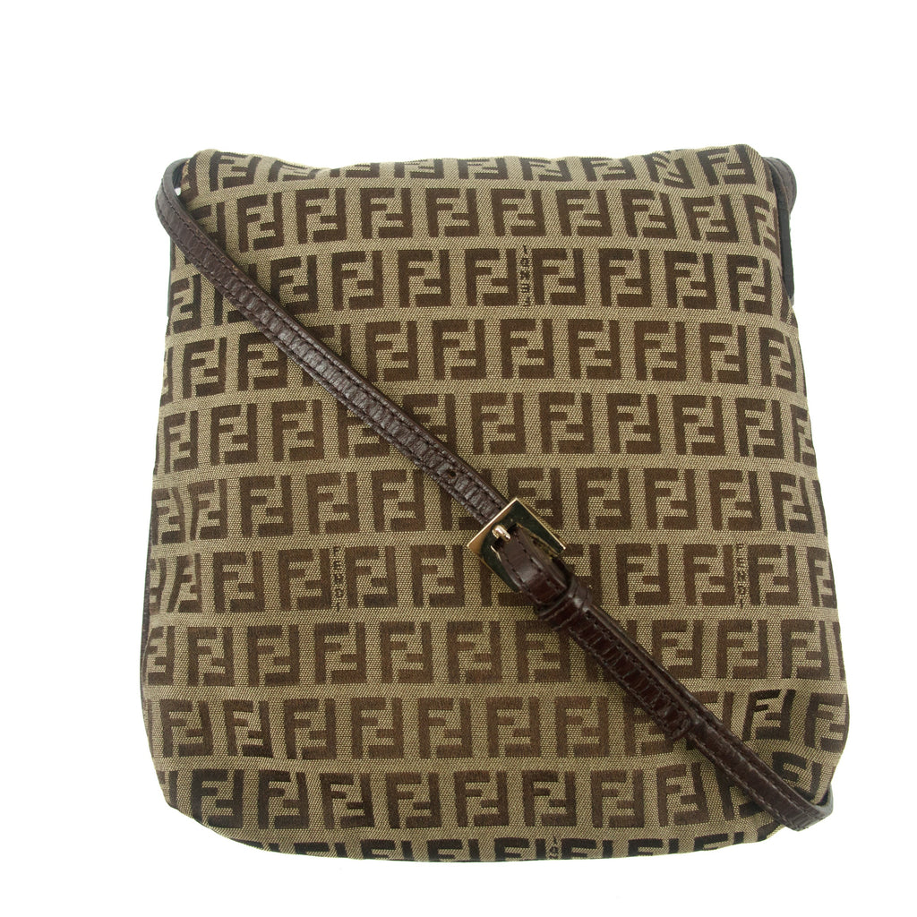 Fendi Mamma Bucket Zucchino Beige G Hardware Shoulder Bag #9313