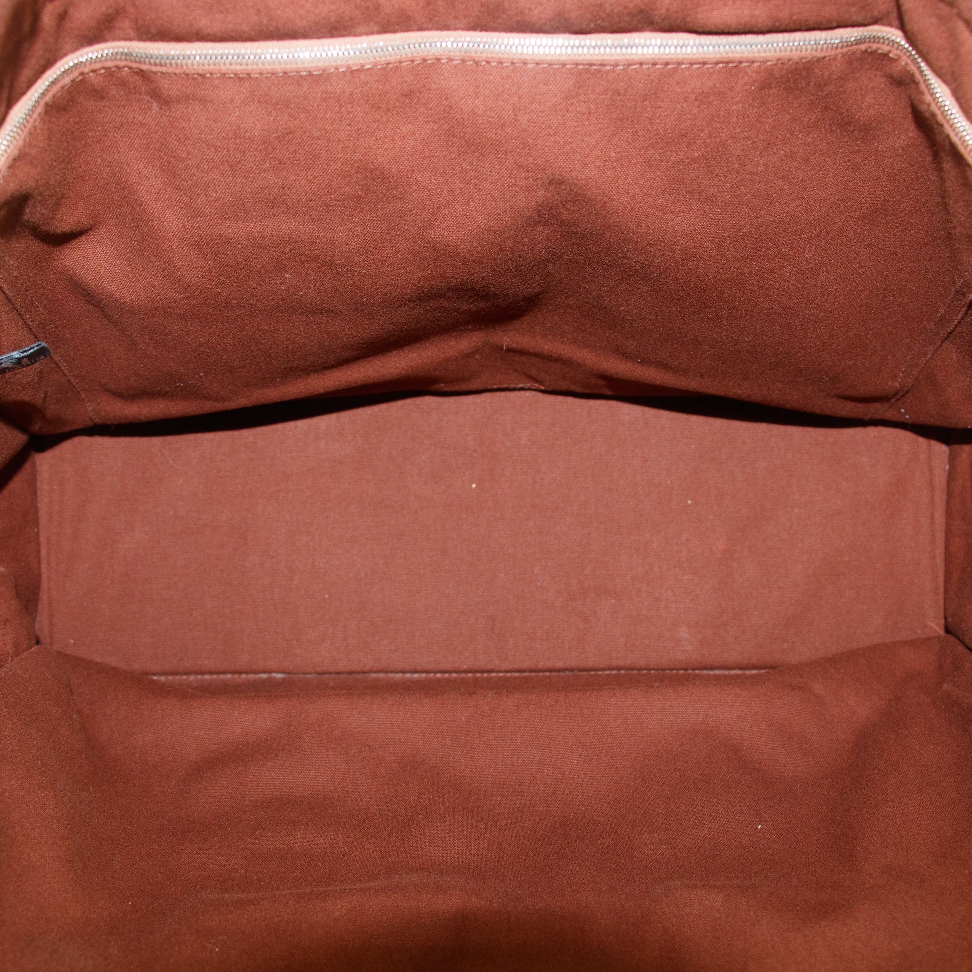 Hermes Burnt Orange Canvas Airline GM Tote Bag #9350