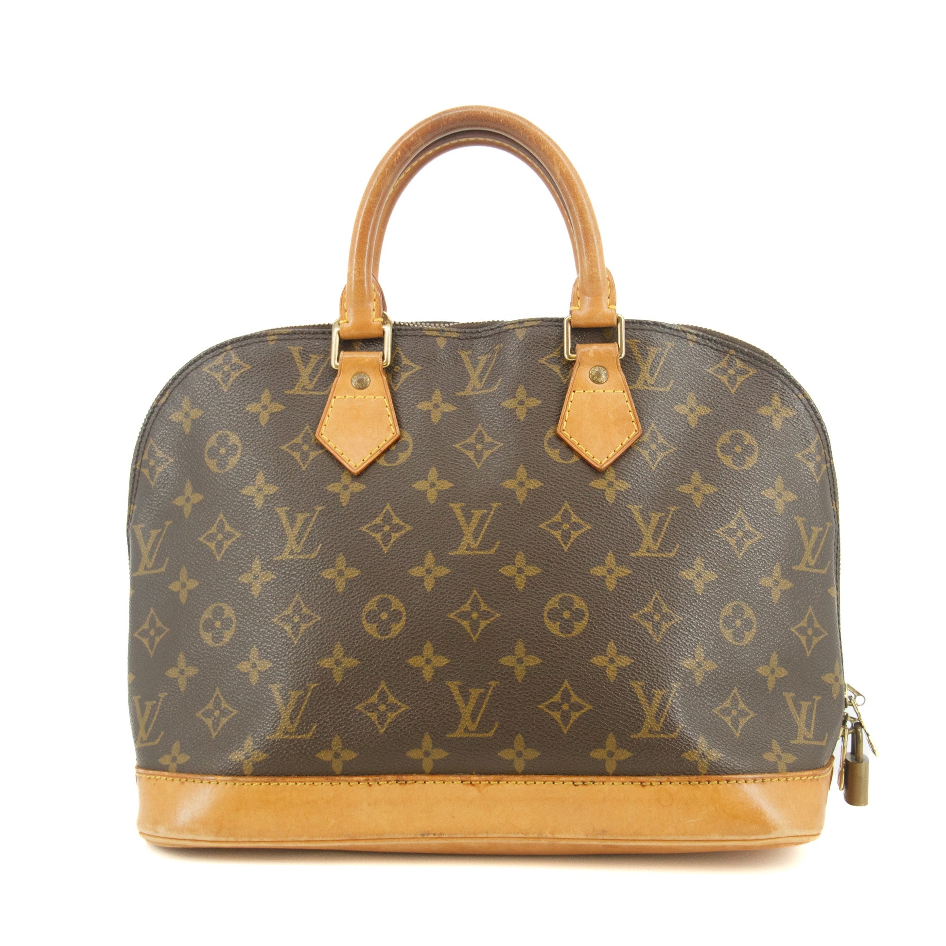 Louis Vuitton Monogram Canvas Brown Alma PM Tote Bag #9403