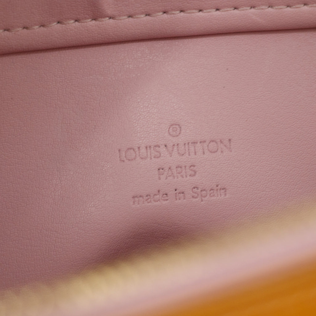 Louis Vuitton Monogram Vernis Orange Tote Bag #9423
