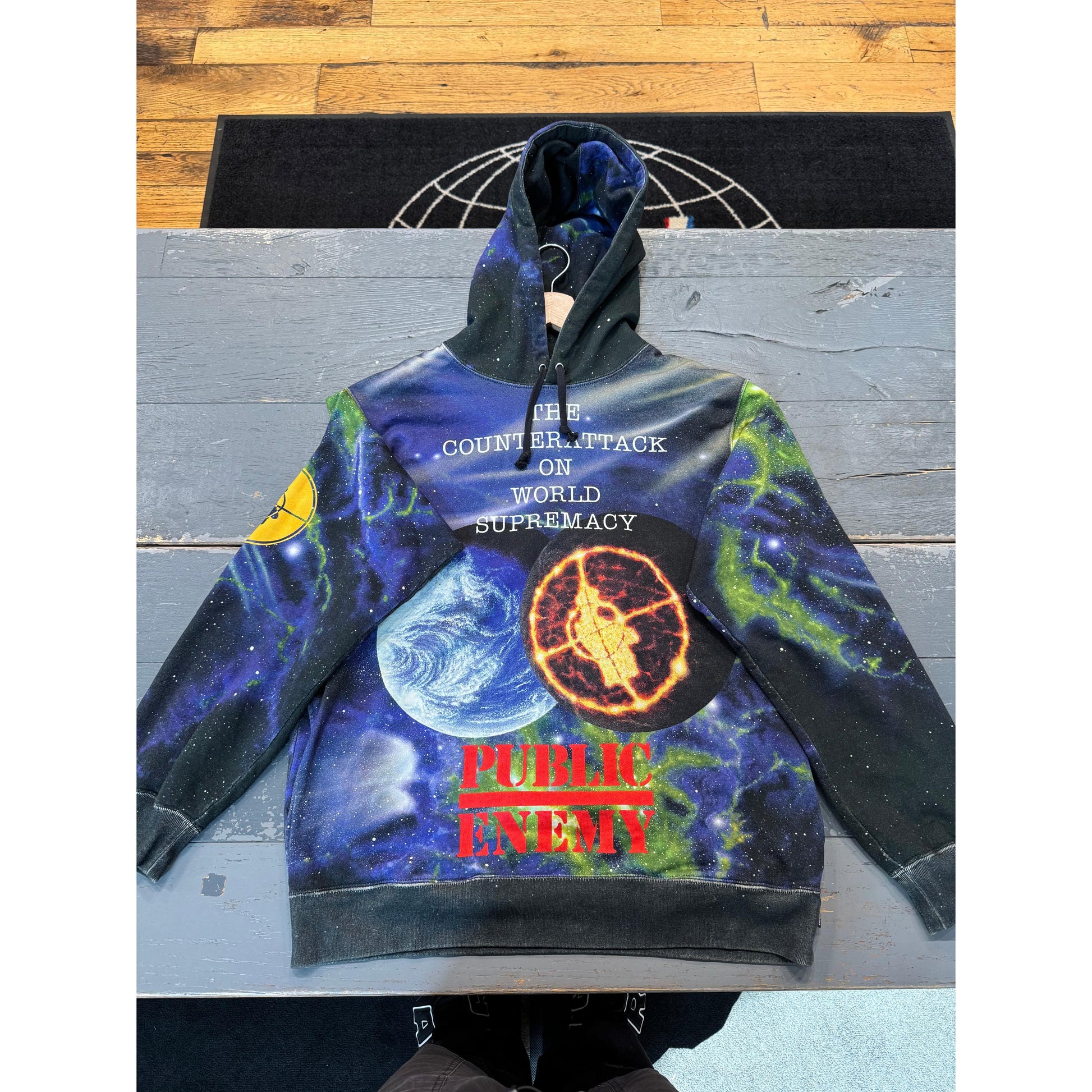 PRE OWNED Supreme UNDERCOVER/Public Enemy Hooded Sweatshirt Multi