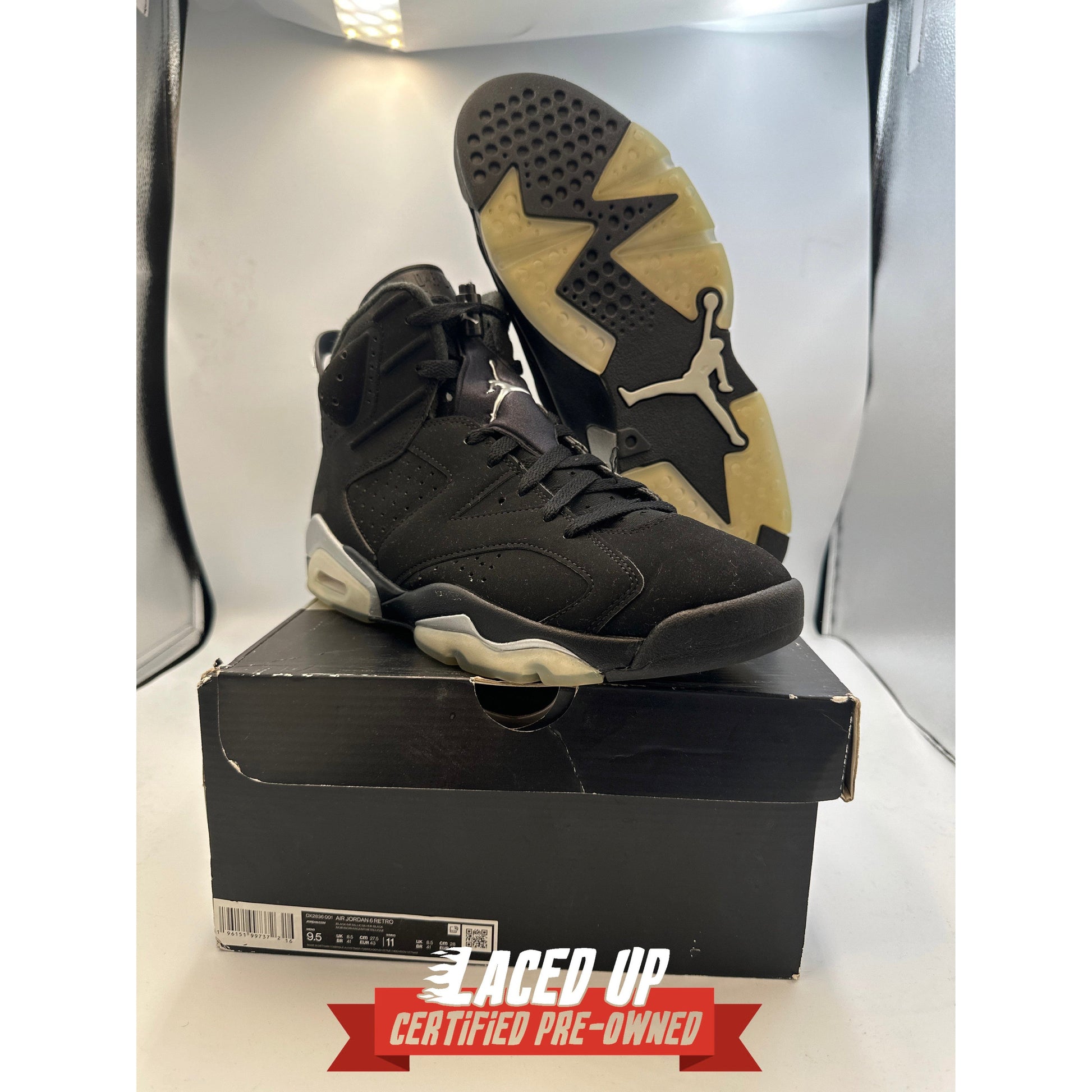 Pre Owned Jordan 6 Retro Chrome
