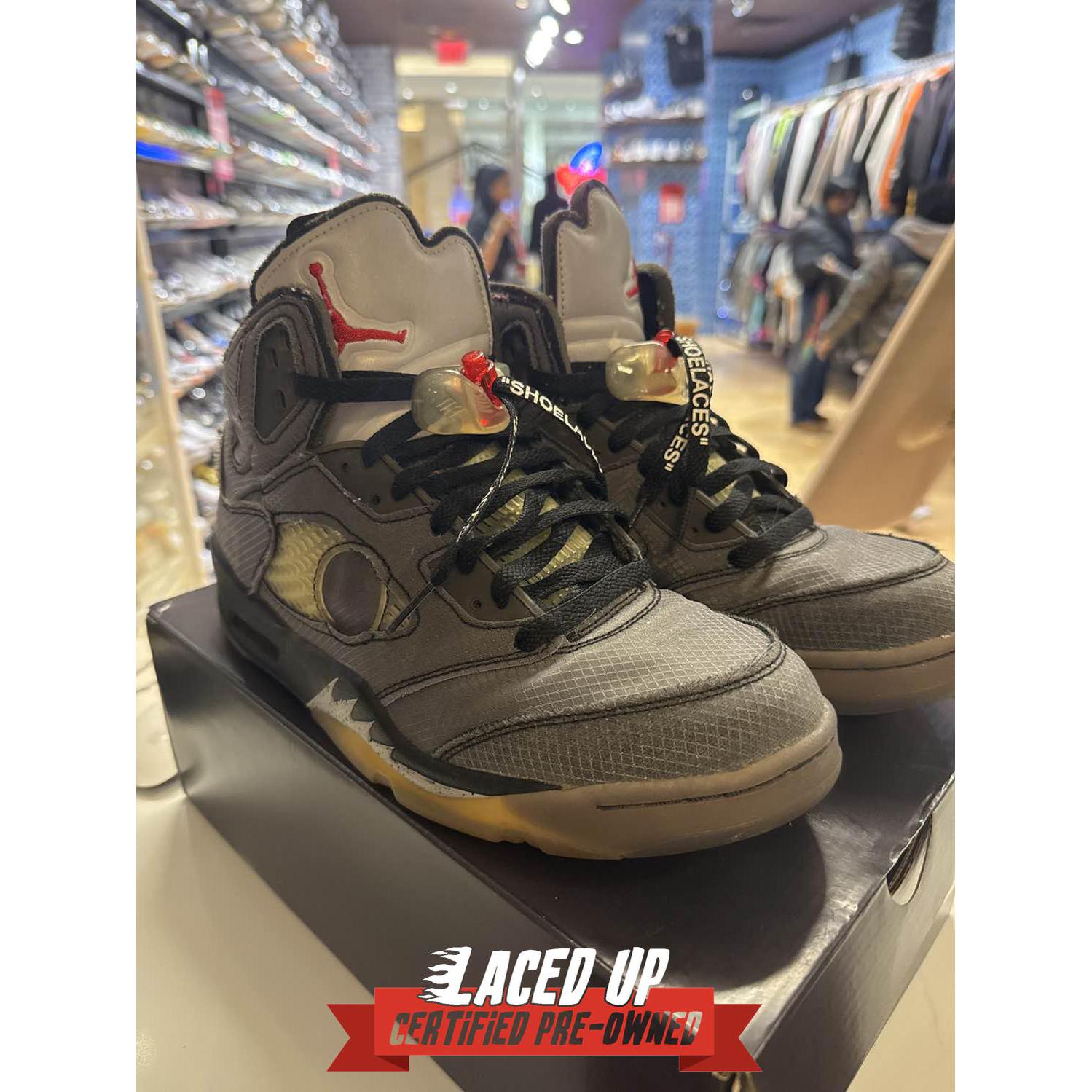 PRE OWNED Jordan 5 Retro Off-White Muslin