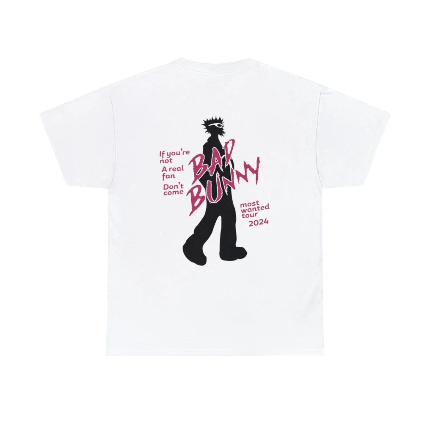 MOST WANTED TOUR - SIGNATURE REAL FAN WHITE COTTON TEE