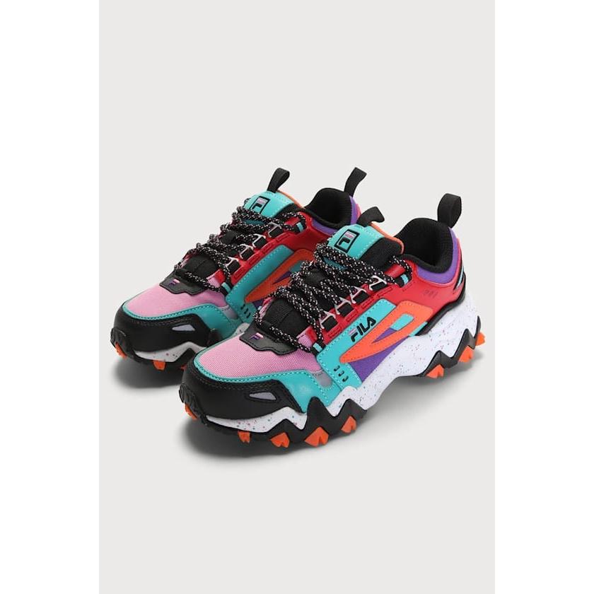 Fila Oakmont Trail Black Blue Pink (Women's)
