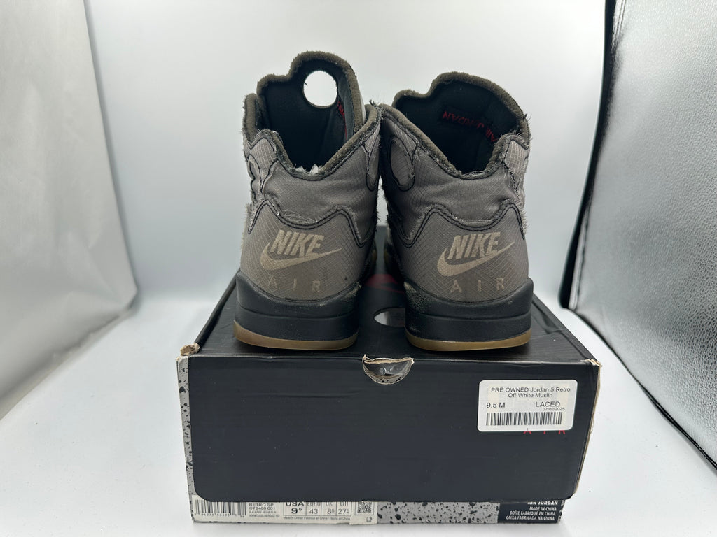 PRE OWNED Jordan 5 Retro Off-White Muslin