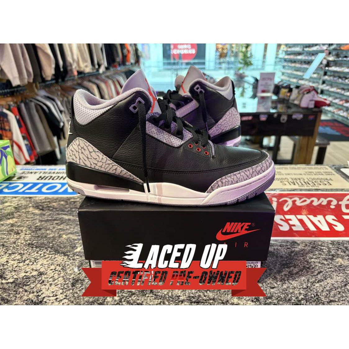 PRE OWNED Jordan 3 Retro OG Black Cement (2024)