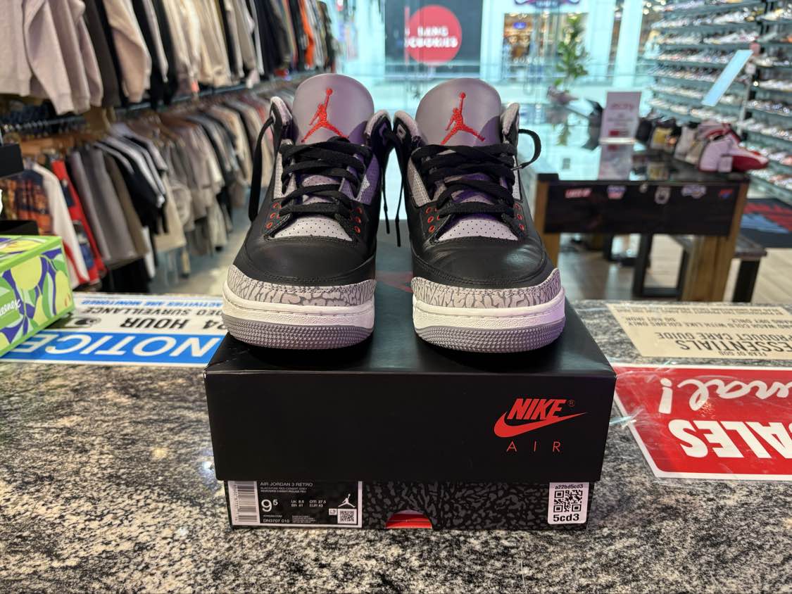 PRE OWNED Jordan 3 Retro OG Black Cement (2024)