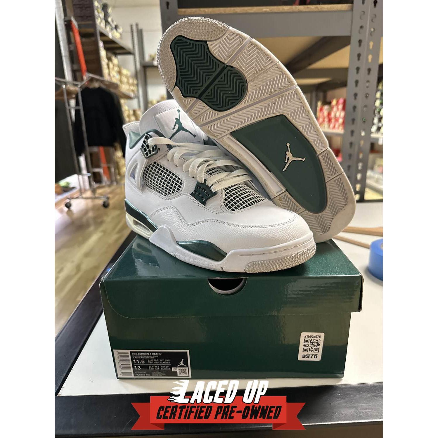 PRE OWNED Jordan 4 “Oxidized Green”