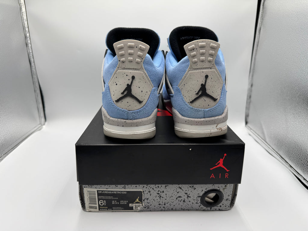 PRE OWNED Jordan 4 Retro University Blue (GS)