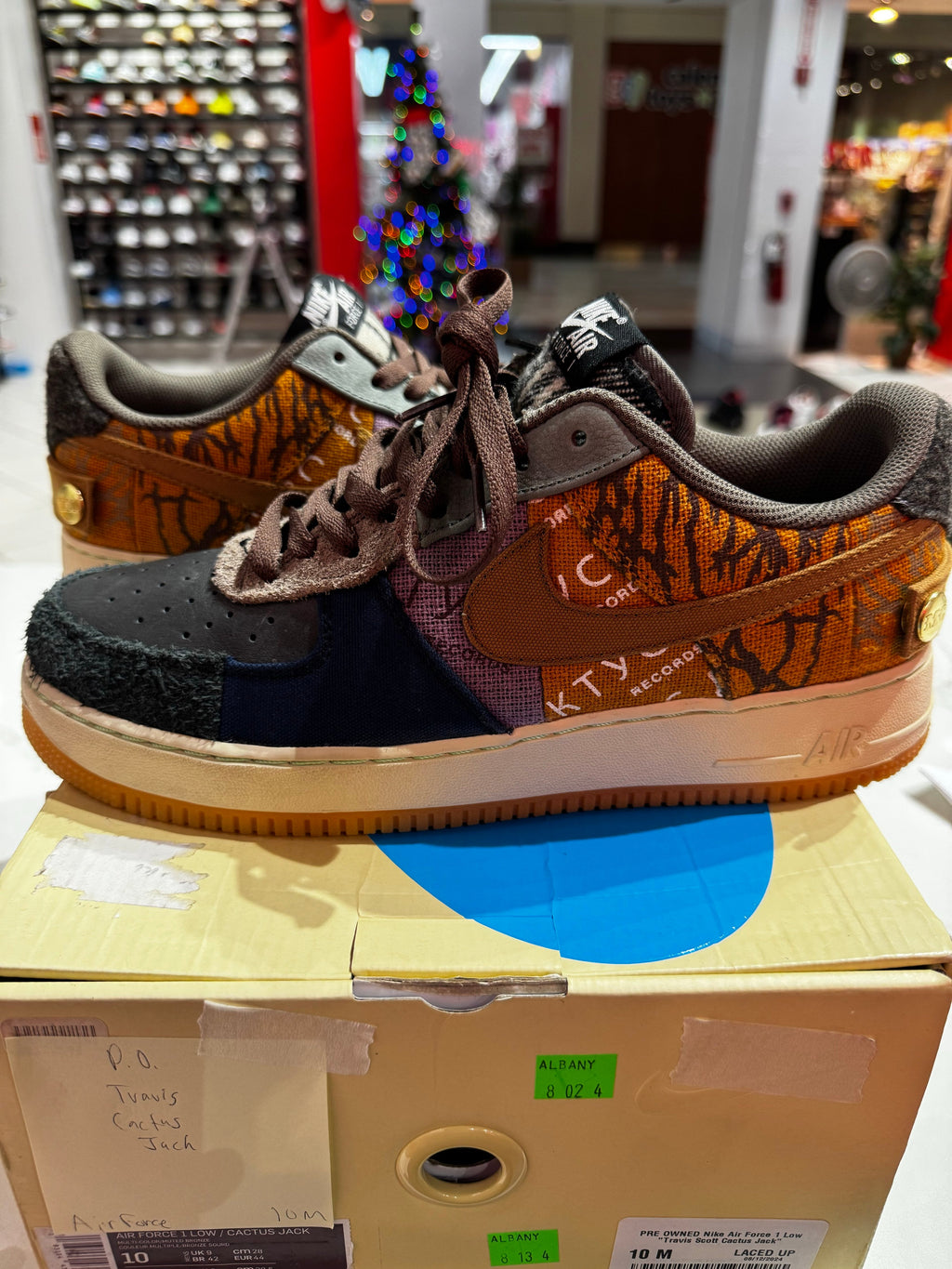 PRE OWNED Nike Air Force 1 Low "Travis Scott Cactus Jack"