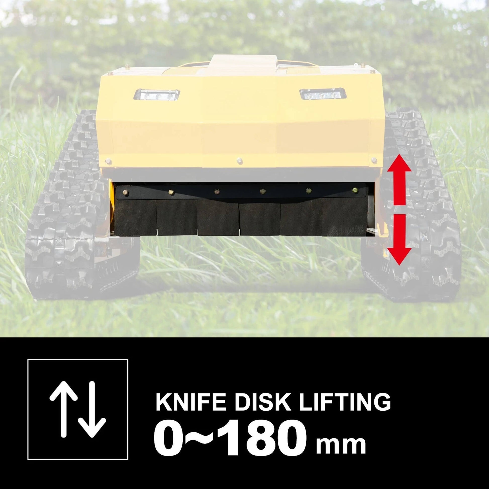 OVK 9HP 21-Inch Industrial Remote-Controlled Lawn Mower (SAK71845)